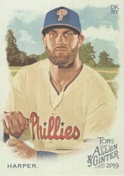 2019 Topps Allen & Ginter Base Set Bryce Harper #280 card