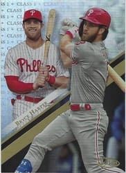 2019 Topps Gold Label Base Set Bryce Harper #62 card