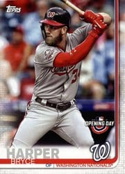 2019 Topps Opening Day Base Set Bryce Harper #22 card