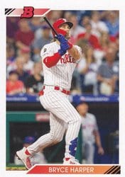 2020 Bowman Heritage Base Set Bryce Harper #54 card