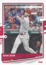 2020 Donruss Base Set Bryce Harper #193b card