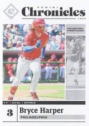 2020 Panini Chronicles Base Set Bryce Harper #30 card