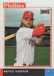 2020 Topps Archives Snapshots Base Set Bryce Harper #AS-BH card