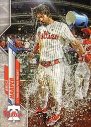 2020 Topps Base Set Bryce Harper #250b card
