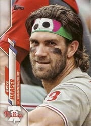 2020 Topps Base Set Bryce Harper #250c card