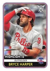 2020 Topps Big League Base Set Bryce Harper #290 card