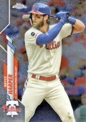 2020 Topps Chrome Base Set Bryce Harper #97 card