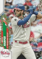 2020 Topps Holiday Base Set Bryce Harper #HW190c card