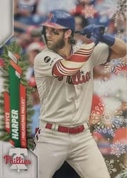 2020 Topps Holiday Base Set Bryce Harper #HW190d card