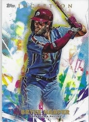 2020 Topps Inception Base Set Bryce Harper #12 card