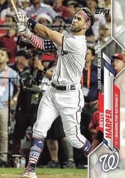 2020 Topps Update Base Set Bryce Harper #U-255 card