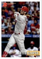2021 Bowman Heritage Base Set Bryce Harper #22 card