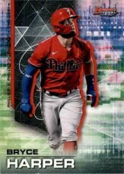 2021 Bowman's Best Base Set Bryce Harper #55 card