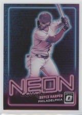 2021 Donruss Optic Neon Bryce Harper #NE9 card