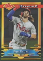 2021 Finest Flashbacks Base Set Bryce Harper #143 card
