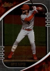 2021 Panini Absolute Base Set Bryce Harper #42 card