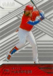 2021 Panini Chronicles Clear Vision Bryce Harper #3 card