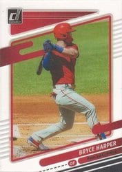 2021 Panini Chronicles Clearly Donruss Bryce Harper #8 card