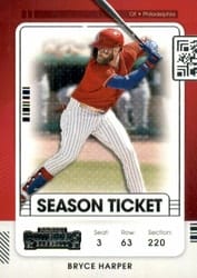 2021 Panini Contenders Base Set Bryce Harper #99 card