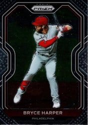 2021 Panini Prizm Base Set Bryce Harper #187 card