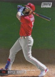 2021 Stadium Club Chrome Base Set Bryce Harper #174 card