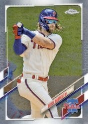 2021 Topps Chrome Base Set Bryce Harper #134 card