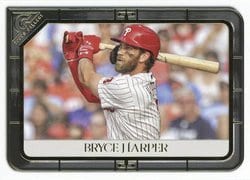 2021 Topps Gallery Base Set Bryce Harper #167 card