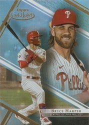 2021 Topps Gold Label Base Set Bryce Harper #82 card