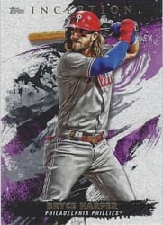 2021 Topps Inception Base Set Bryce Harper #25 card