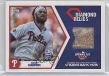 2021 Topps Opening Day Diamond Relics Bryce Harper #DR-BH card