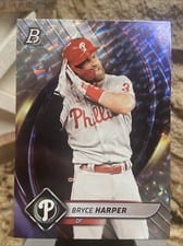 2022 Bowman Platinum Bryce Harper #57 card