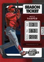 2022 Panini Chronicles Contenders Optic Bryce Harper #25 card