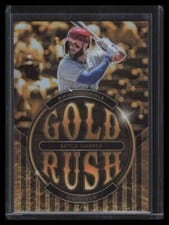 2022 Panini Chronicles Contenders Optic Gold Rush Bryce Harper #GR4 card