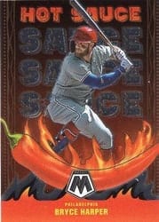 2022 Panini Mosaic Hot Sauce Bryce Harper #HS-3 card