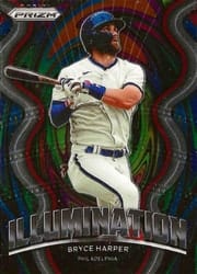 2022 Panini Prizm Illumination Bryce Harper #IL-15 card