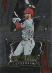 2022 Panini Select Sparks Bryce Harper #SP5 card