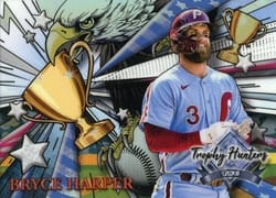 2022 Stadium Club Chrome Trophy Hunters Bryce Harper #RL-5 card
