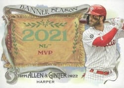 2022 Topps Allen & Ginter Banner Season Bryce Harper #BS-46 card