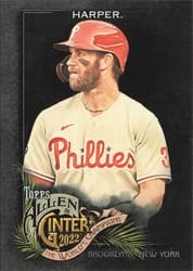 2022 Topps Allen & Ginter X Base Set Bryce Harper #16 card