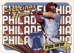 2022 Topps Archives Postcards Bryce Harper #PC-3 card
