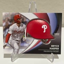 2022 Topps Commemorative Batting Helmet Relics Bryce Harper #BH-BH card