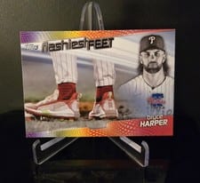 2022 Topps Flashiest Feet Autographs Bryce Harper #FF-2 card