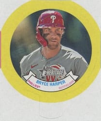 2022 Topps Heritage 1973 Candy Lids Bryce Harper #11 card