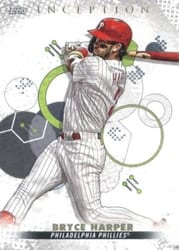 2022 Topps Inception Base Set Bryce Harper #21 card