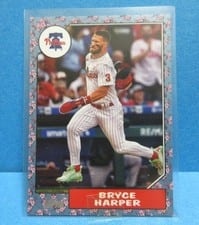2022 Topps Japan Edition 1987 Topps Cherry Tree Bryce Harper #87B-5 card