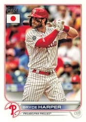 2022 Topps Japan Edition Base Set Bryce Harper #36 card