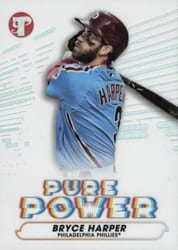2022 Topps Pristine Pure Power Bryce Harper #PP-19 card