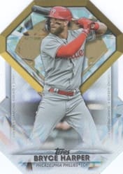 2022 Topps Update Diamond Greats Die-Cuts Bryce Harper #DGDC-70 card