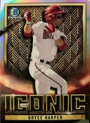 2023 Bowman Chrome Iconic Bryce Harper #BI-13 card