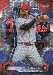 2023 Bowman's Best Base Set Bryce Harper #4 card